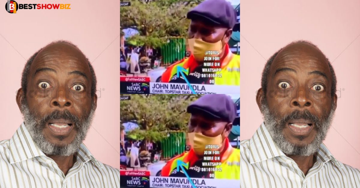 old woman vanishes on Live Tv during an Interview. (video)