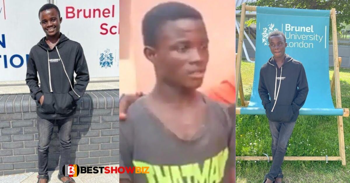 19-year-old boy who got 8As makes Ghana proud as he tops the whole school in the UK