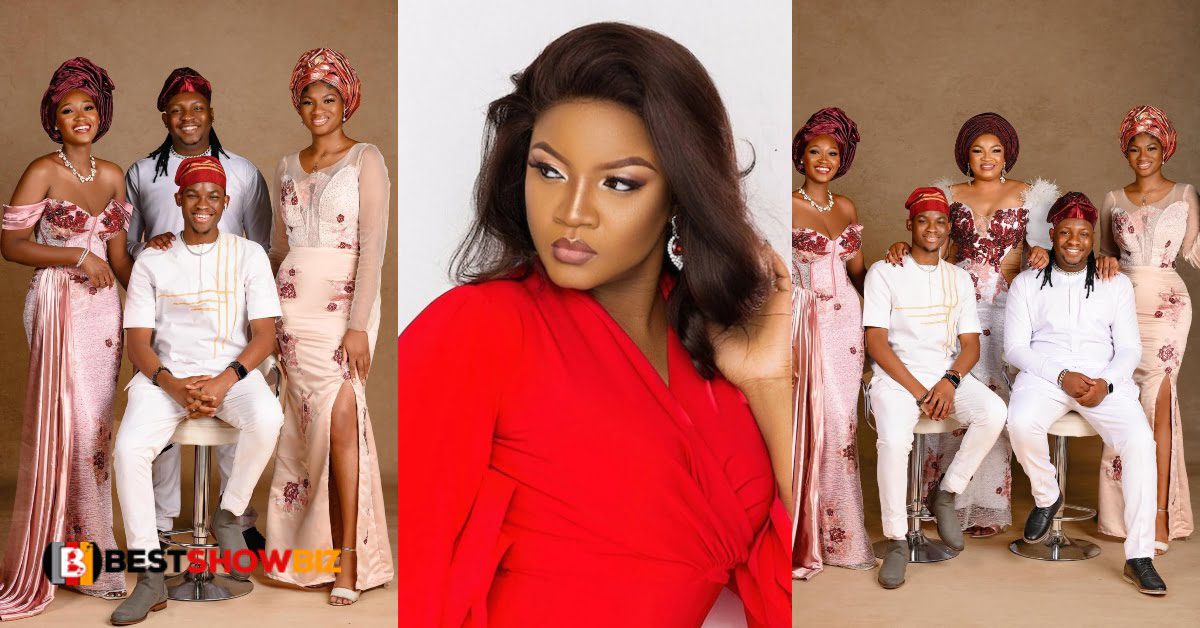 Actress Omotola shows off her beautiful grown-up daughters and sons in new photos