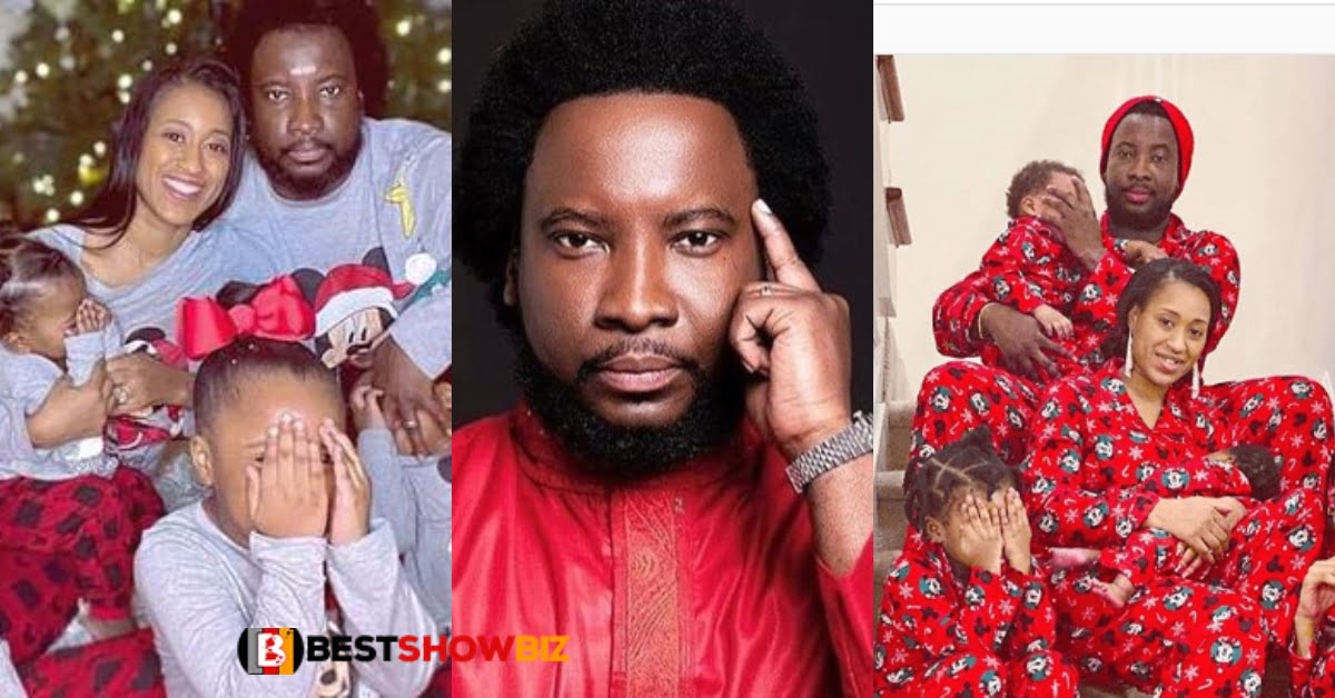 Am protecting my children from spiritual attacks that is why I cover their faces - Sonnie Badu reveals