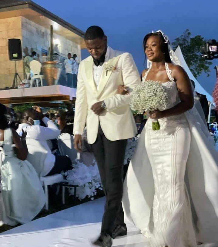 Photos: Dr. Kwame Kyei's son marries daughter of Dr. KK Sarpong in a beautiful and lavish ceremony