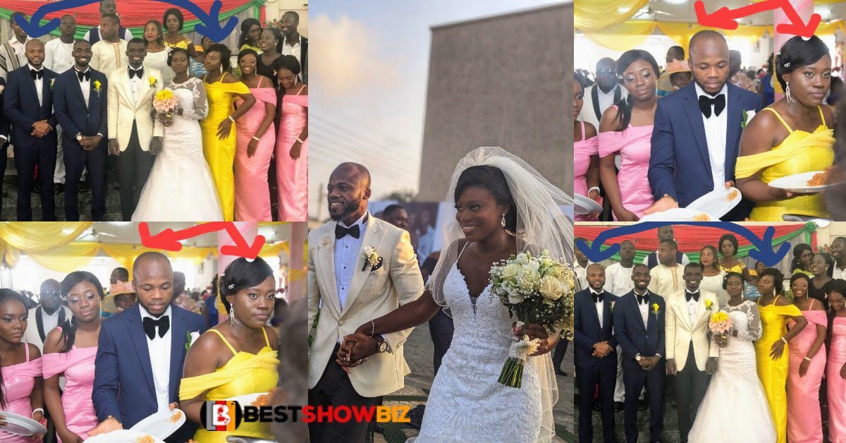 Couple who met as best man & maid of Honour at a Wedding in 2018 finally get Married - Photos