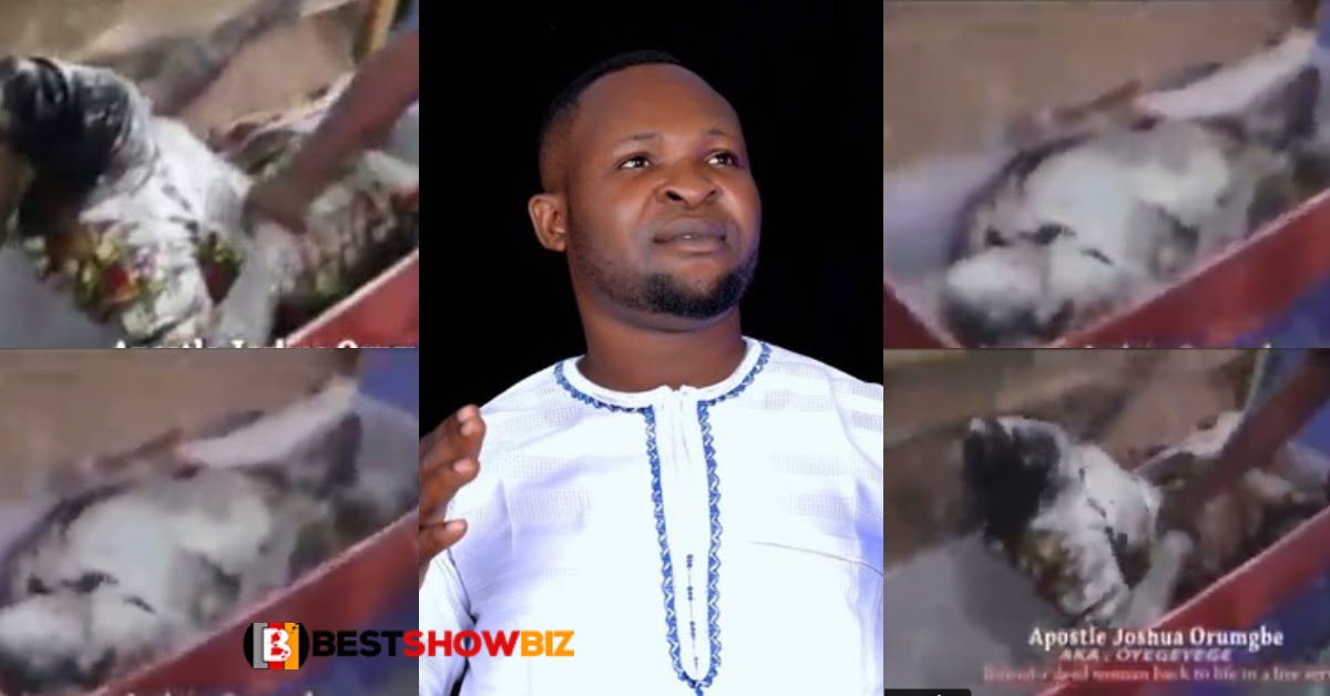 Fake or Real? Watch the sh0cking moment Pastor raised a woman from dead