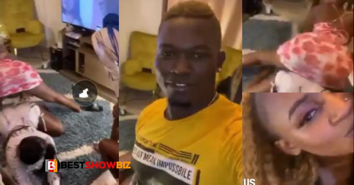 Girls and Money: Ûgly sakawa boy shares video of how slay queens are warming his bed