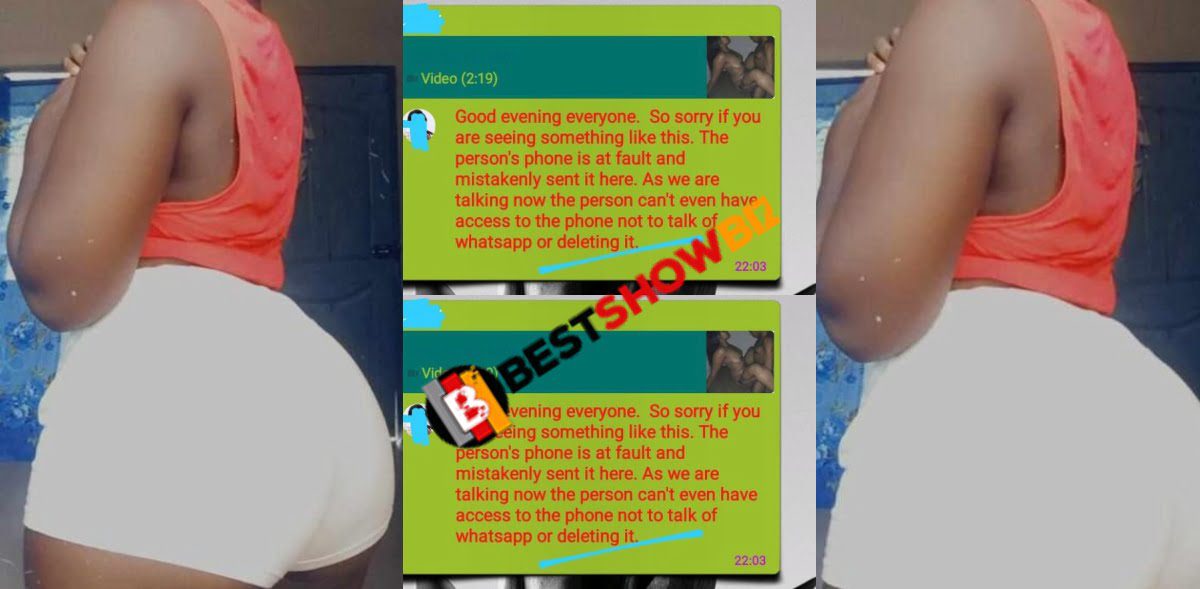Lady begs church members to delete her n@k3t video from their phones after mistakenly posting it in church group