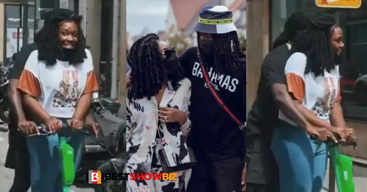 Love and Money: New video of Stonebwoy and wife chilling hard in France surfaces