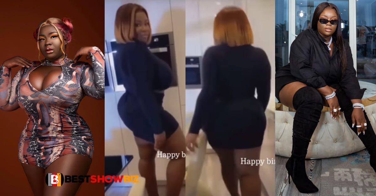 Maame Serwaa drops new k!ller video, flaunts her goods to mark her birthday
