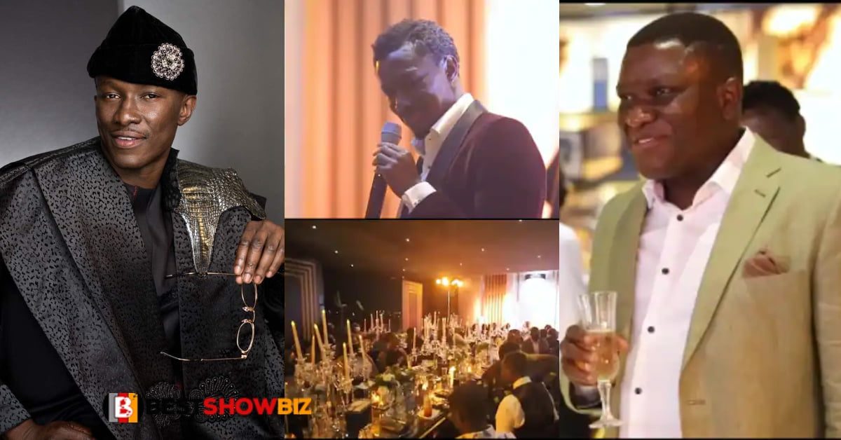 Money is Sweet: Nana Kwame Bediako throws over GHC600k birthday party for his brother - Video