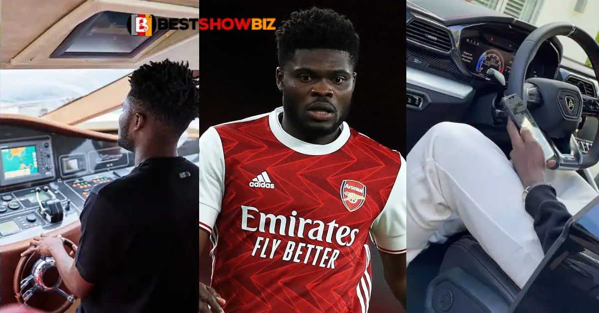 Thomas Partey storms the internet with his new Lamborghini - Video drops