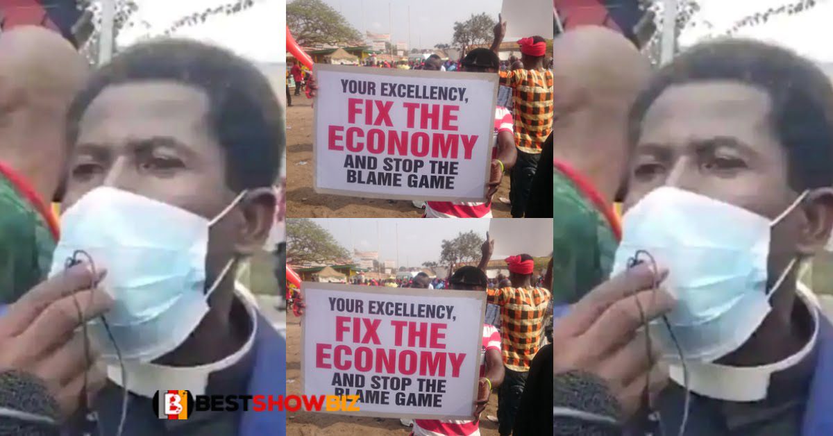 Video: Pastor joins fixthecountry, says his member are broke and can't pay tithe