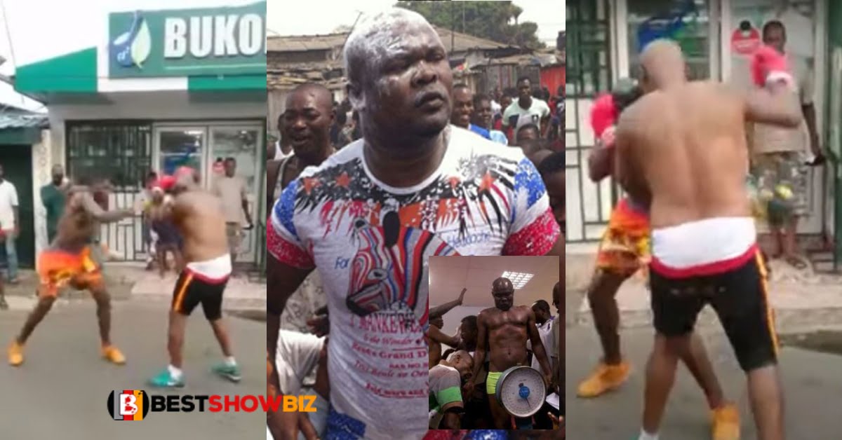 What is wrong? - Bukom Banku seriously fights his son in public - New video