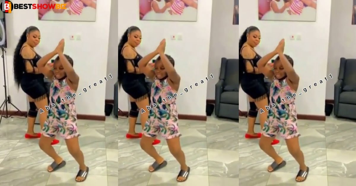 Like mother like daughter, see how Afia Schwarzenegger's daughter was whining her waist in a dance (video)