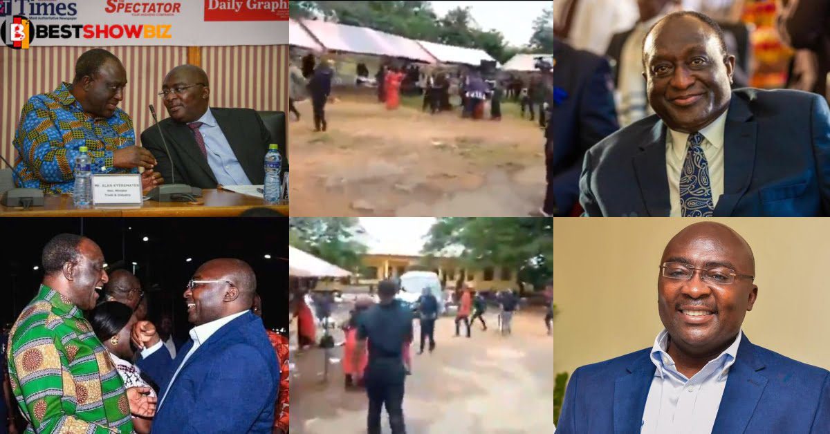Video: 2 seriously injured as Supporters of Bawumia and Alan Kyeremanteng fights at a funeral