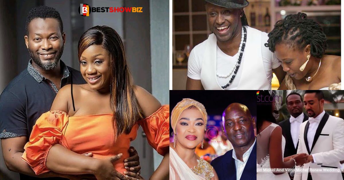 5 Ghanaian celebrities whose beautiful marriage has lasted for more than 10 years and still going strong