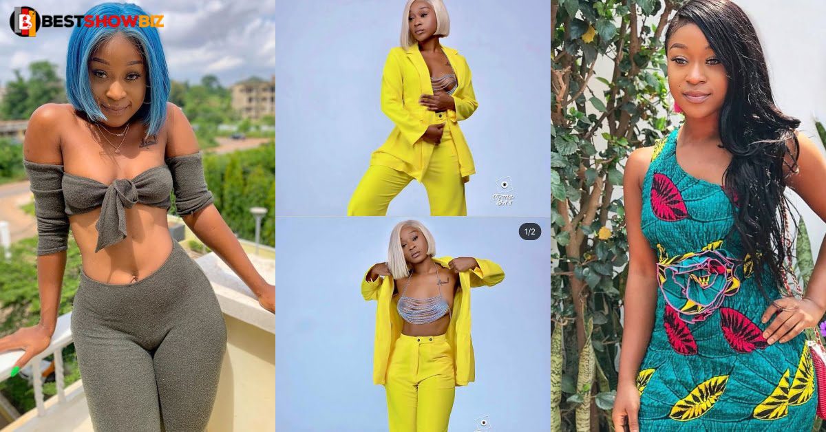 Efia Odo takes to social media to disgrace her housegirl for stealing from her.