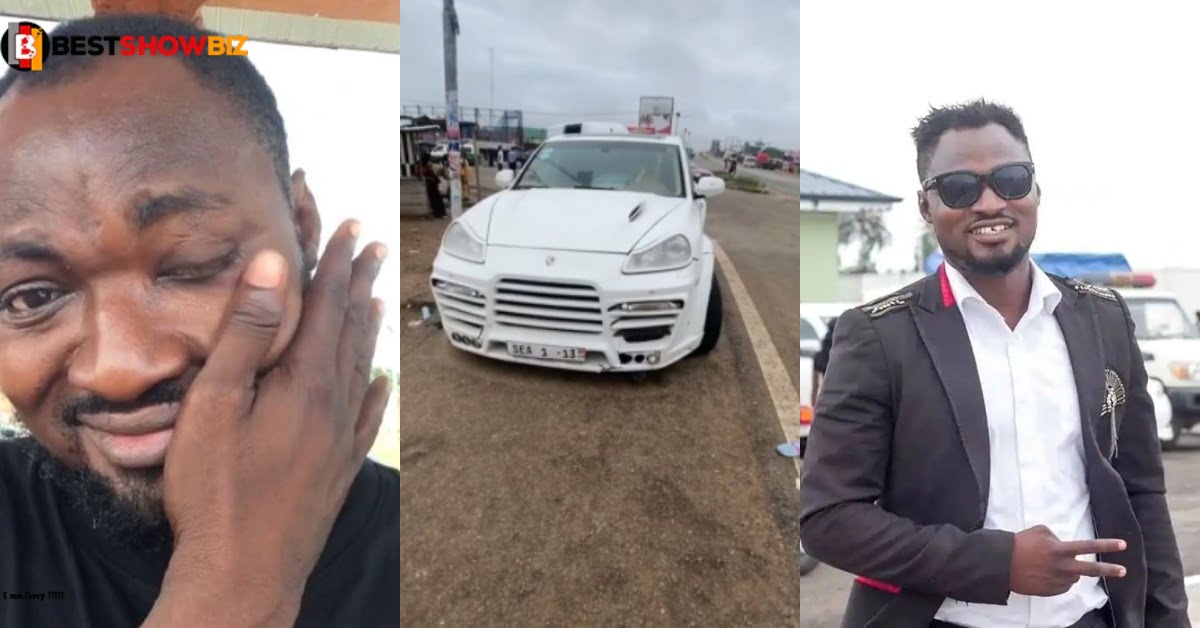 Funny Face nearly lost his life in an accident on the Accra-Kumasi Highway - Video