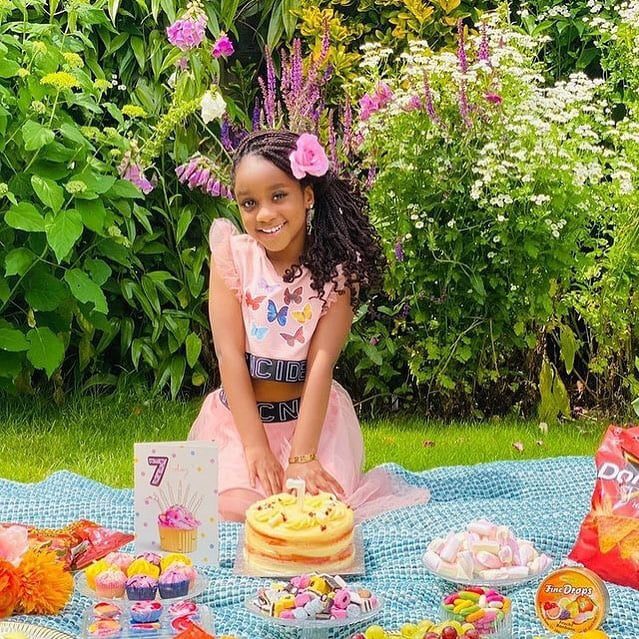 See photos of Asamoah Gyan's daughter that proves she is beautiful