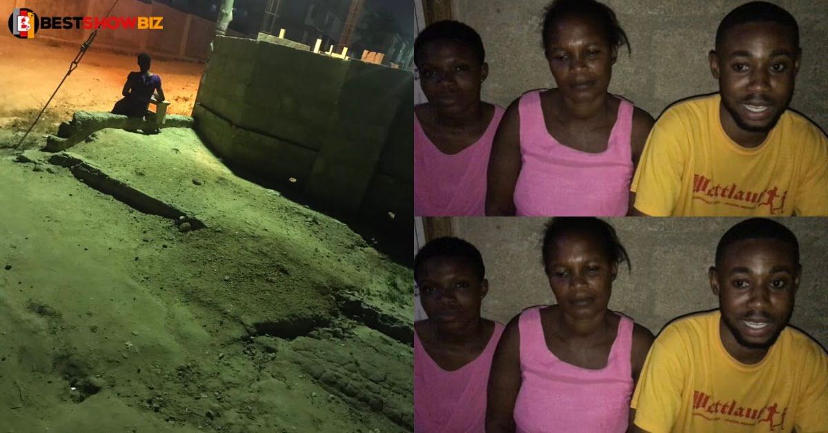 see story of a girl who learns under streetlights as she prepares for BECE because her house has no electricity