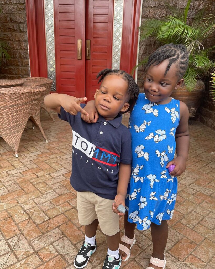 New photos of Stonebwoy's kids looking all grown pops up
