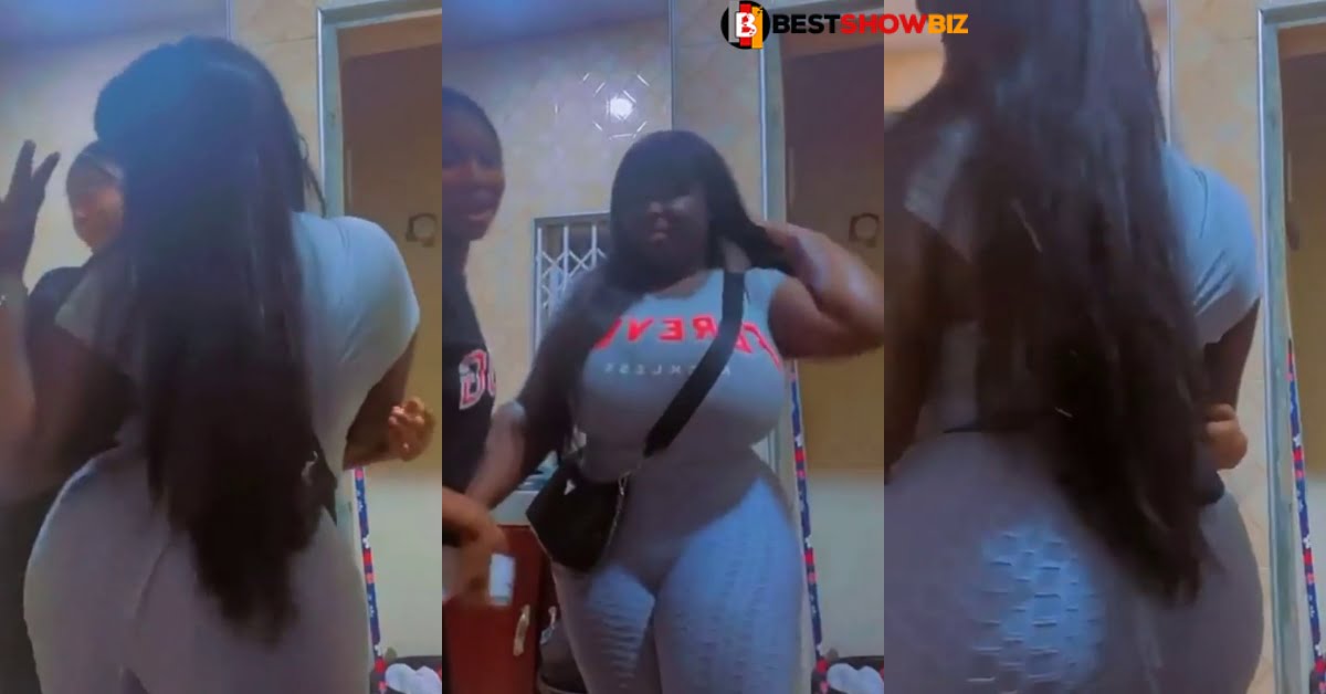 This video shows clearly Maame Serwaa has done surgery, see her overnight 'tapoli' shape (video)