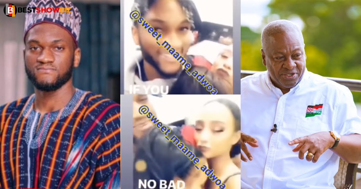 Former President Mahama's son spotted chilling with slay queens in Dubai (video)