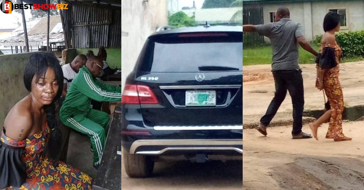 Slay queen k!lls sugar Daddy, escapes with his Benz but police caught her with car Tracker.
