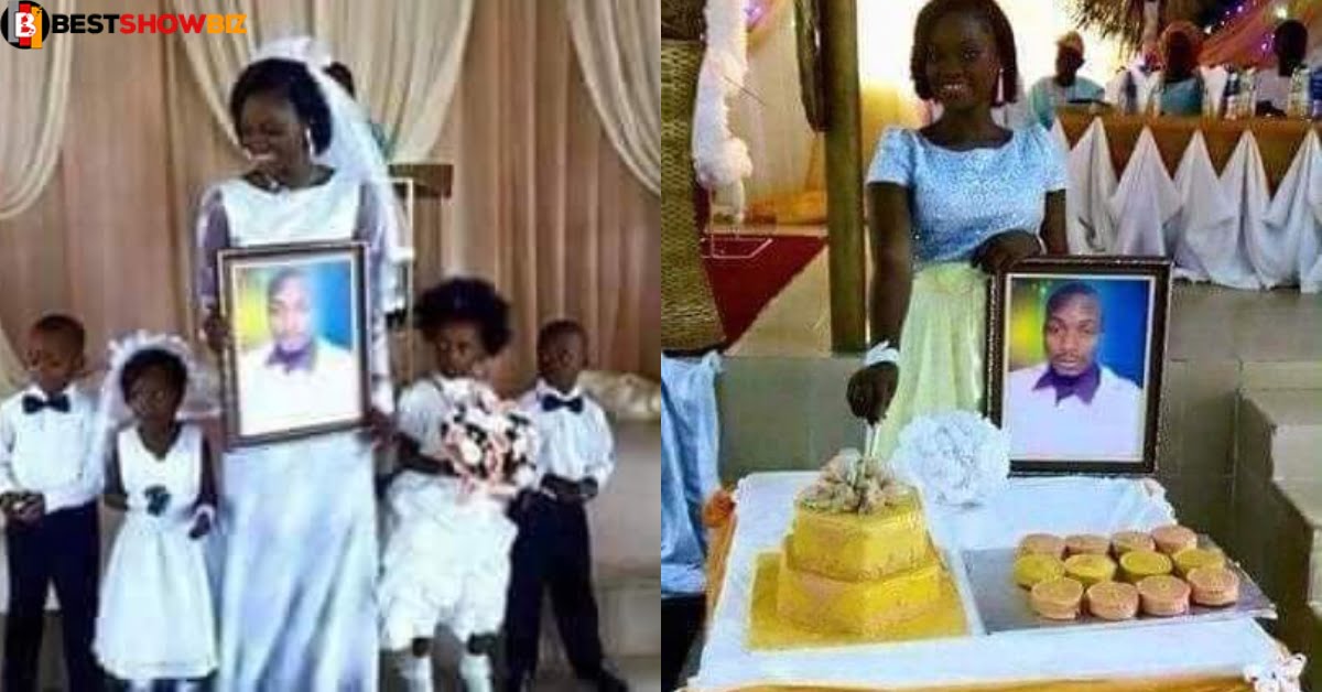 Unbelievable: Lady marries the picture of a man she met on Facebook (see photos)