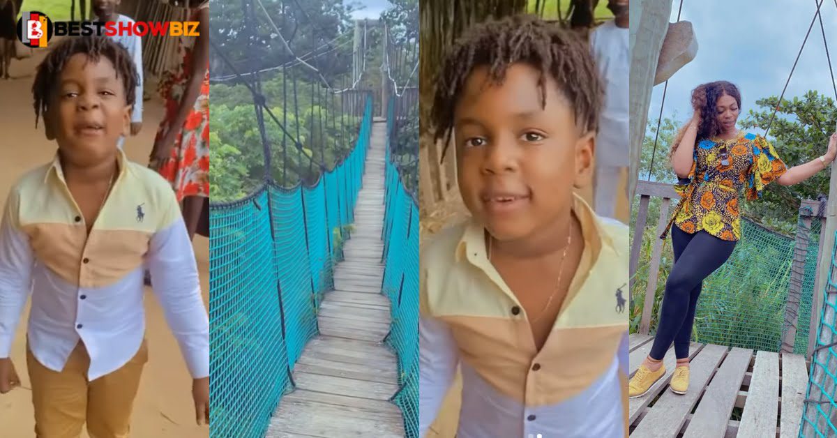 Be brave: Majesty tells Michy during canopy walk in new video