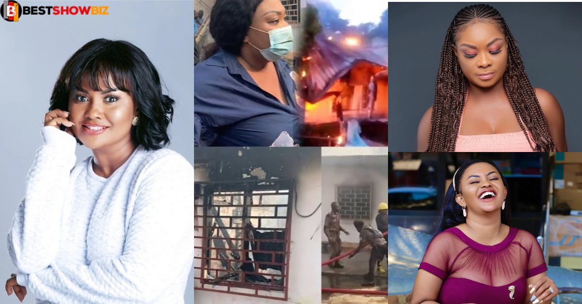 Nana Ama Mcbrown promises to help Actress Beverly Afaglo after her house was burnt to ashes.