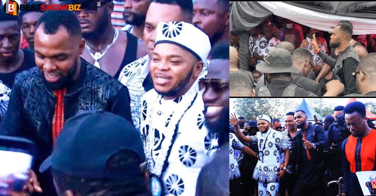 Reverend Obofour and Bishop Daniel Obinim hits the dancefloor to challenge each other after reuniting for the first time