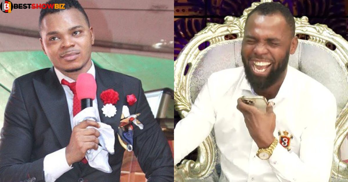 Rev Obofour calls Angel Obinim on live tv as they put an end to their fight (video)