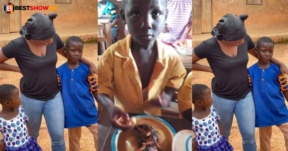 Canadian Man offers to adopt 'Our-Day' Fufu Boy, promises to move him to Canada to school.