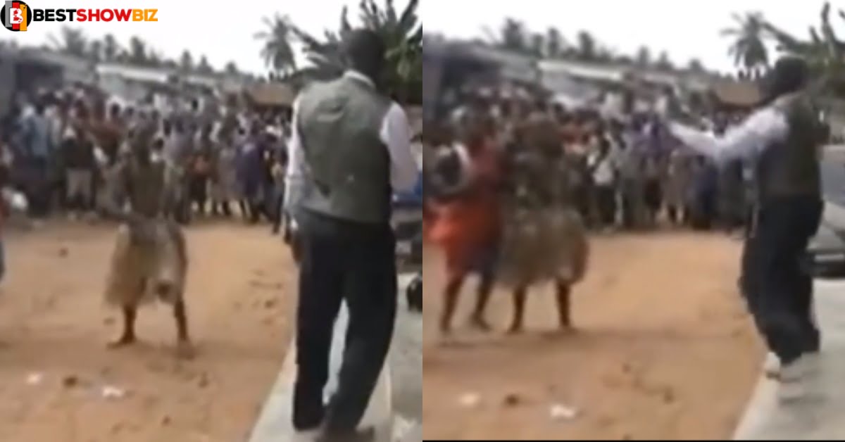 Fetish priest storms church to fight pastor in Accra (video)