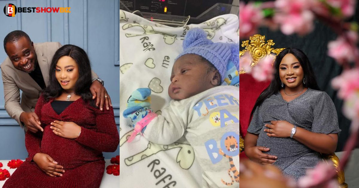 God is good!! Pastor and his wife finally gives birth after 13 years of marriage