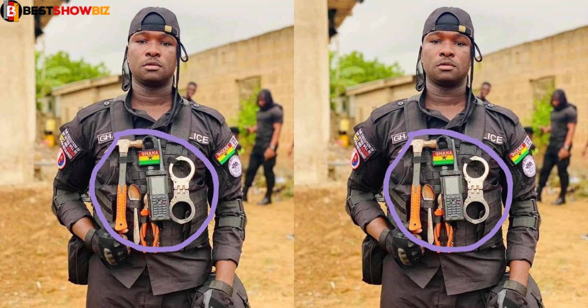 Police Officer Causes Stir With This Photo: See What Was Found On His Uniform