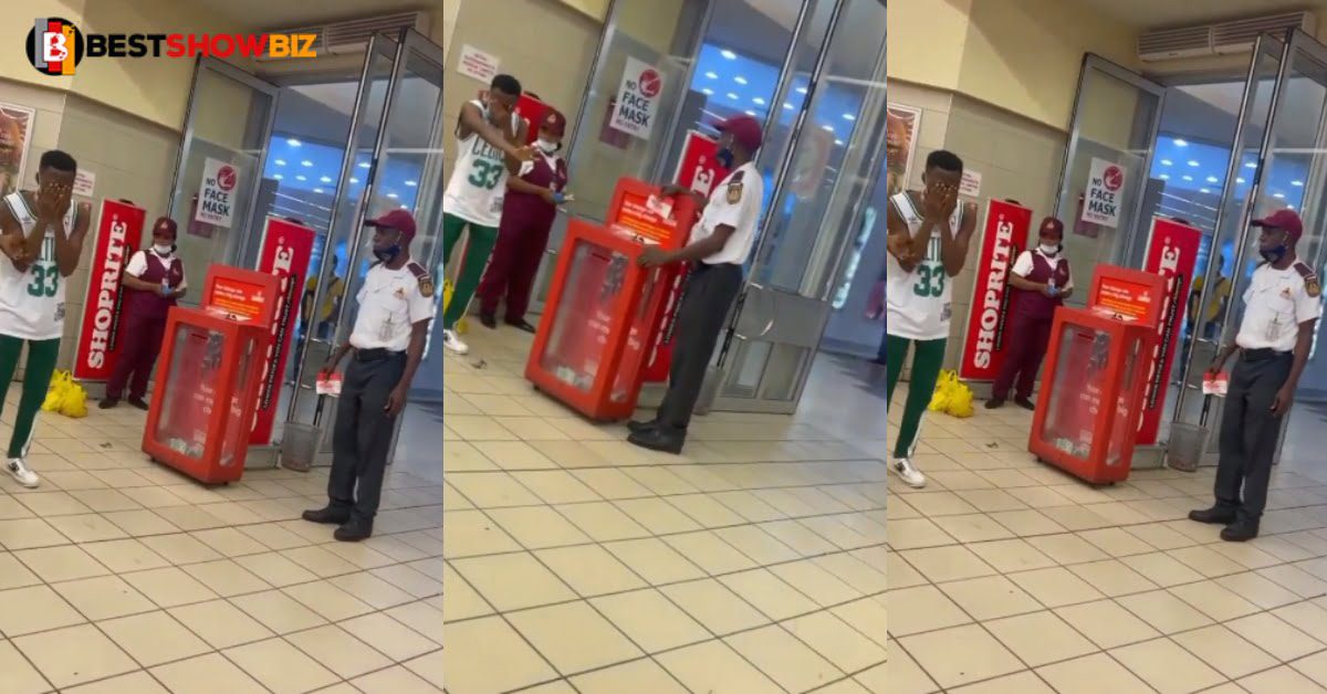 Video: Sakawa boy goes blind while shopping at a mall