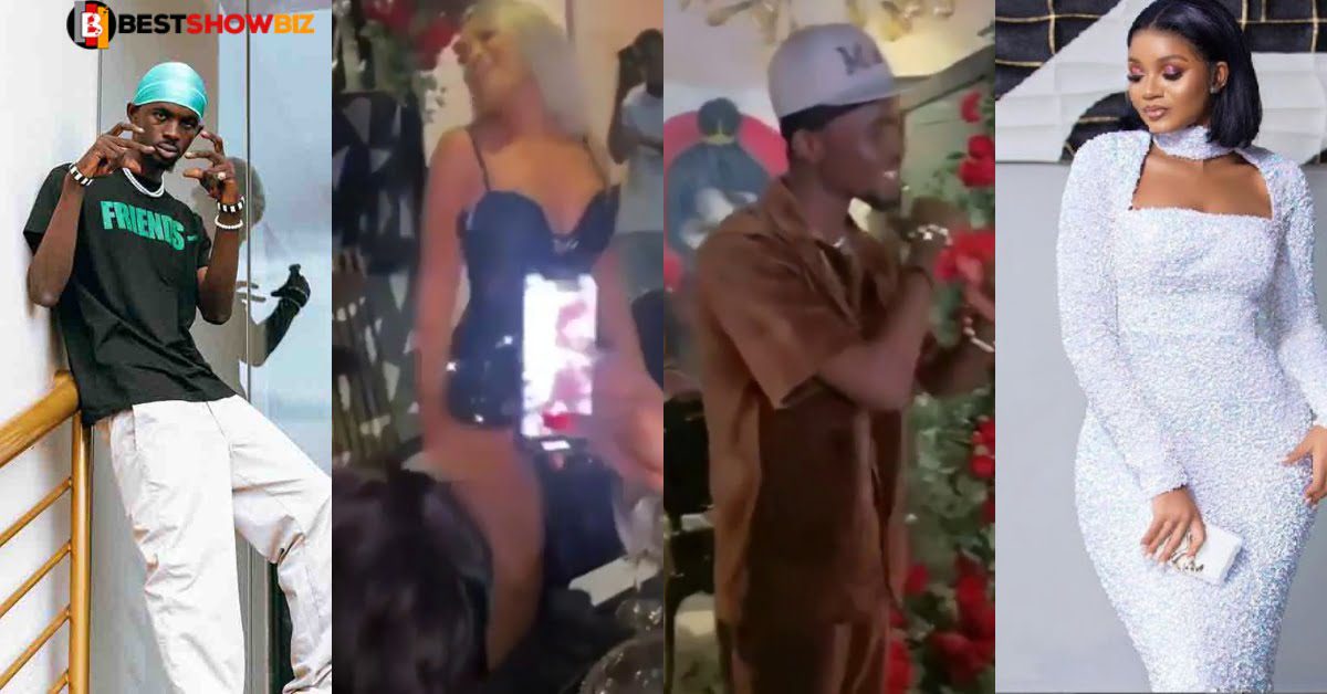Watch video of how Black Sherif entertained Serwaa Amihere's sister on her birthday (video)
