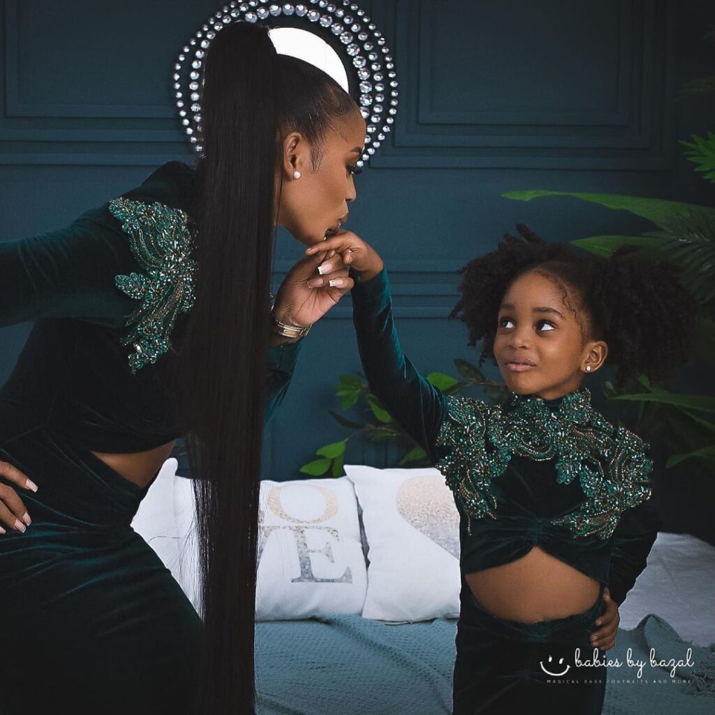 Like mother like daughter: See the striking resemblance of Serwaa Amihere and her baby girl in new Photos