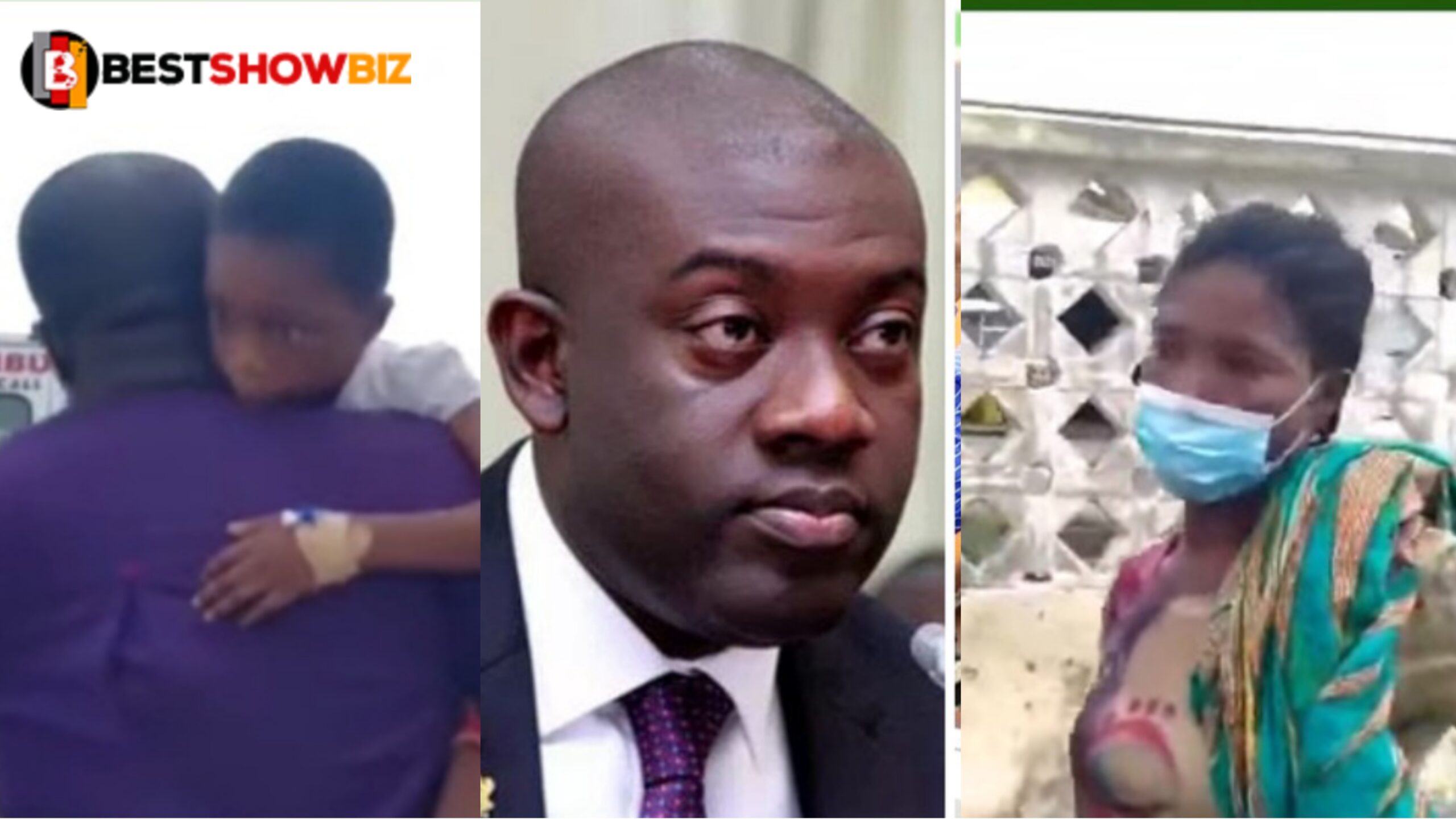 Hon. Kojo Oppong Nkrumah pays medical bills and surgery cost for 8 years old blind girl