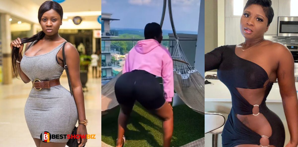 Princess Shyngle gives free shows as she tw3rks to Kidi's 'Touch It' in new video