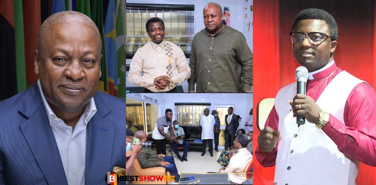 Video: John Mahama visits Prophet Opambor for the first time - Here is the reason