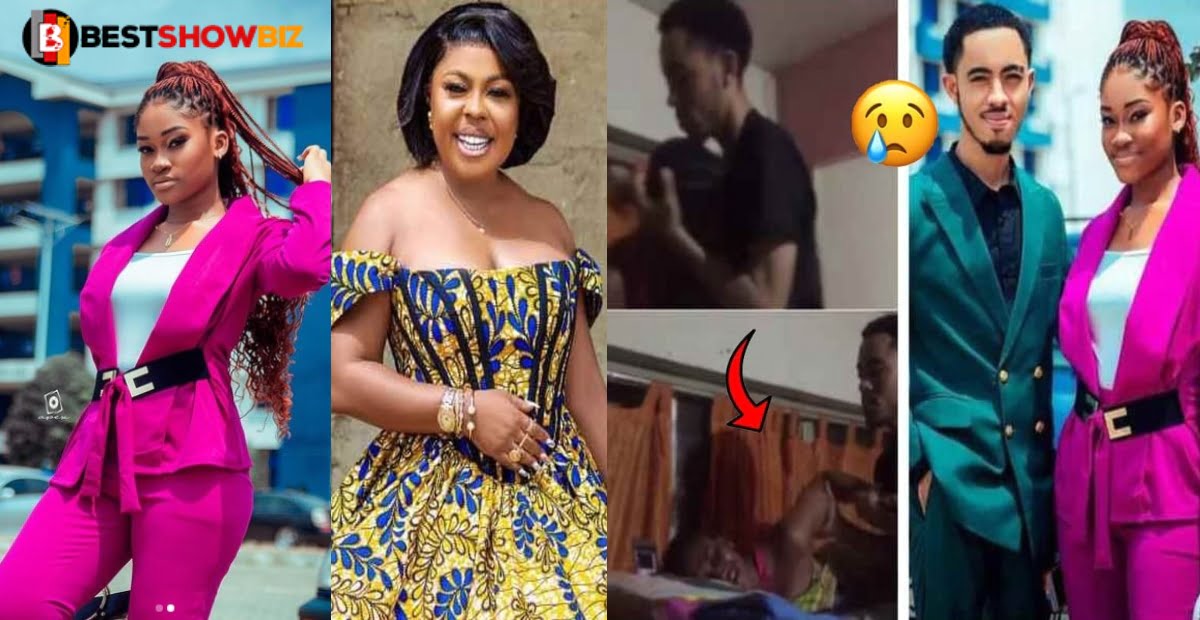 More Filla: W!cked Afia Schwarzenegger forced her son's girlfriend to ab0rt their 3-month pregnancy