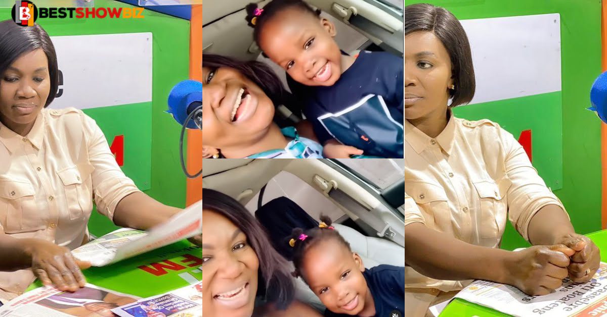 Peace FM presenter, Akosua Ago shows off her beautiful look-alike daughter in new video