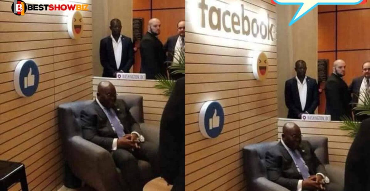 See massive reactions on social media as President Akuffo Addo Visits the office of Facebook in America