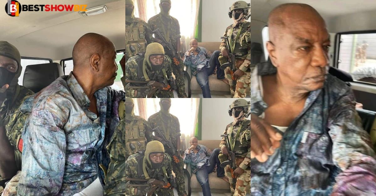 See photos and videos of Guinea President Alpha Conde after he was overthrown by the military