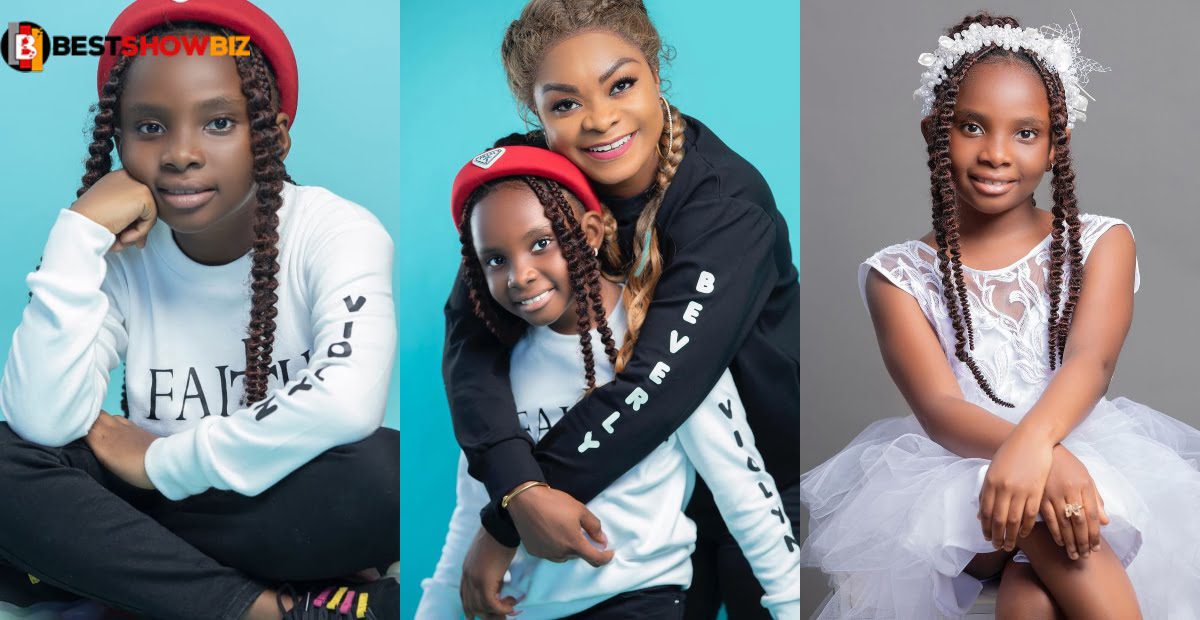 Beautiful photos of Beverly Afaglo And Choirmaster's daughter pops up as she turns 9