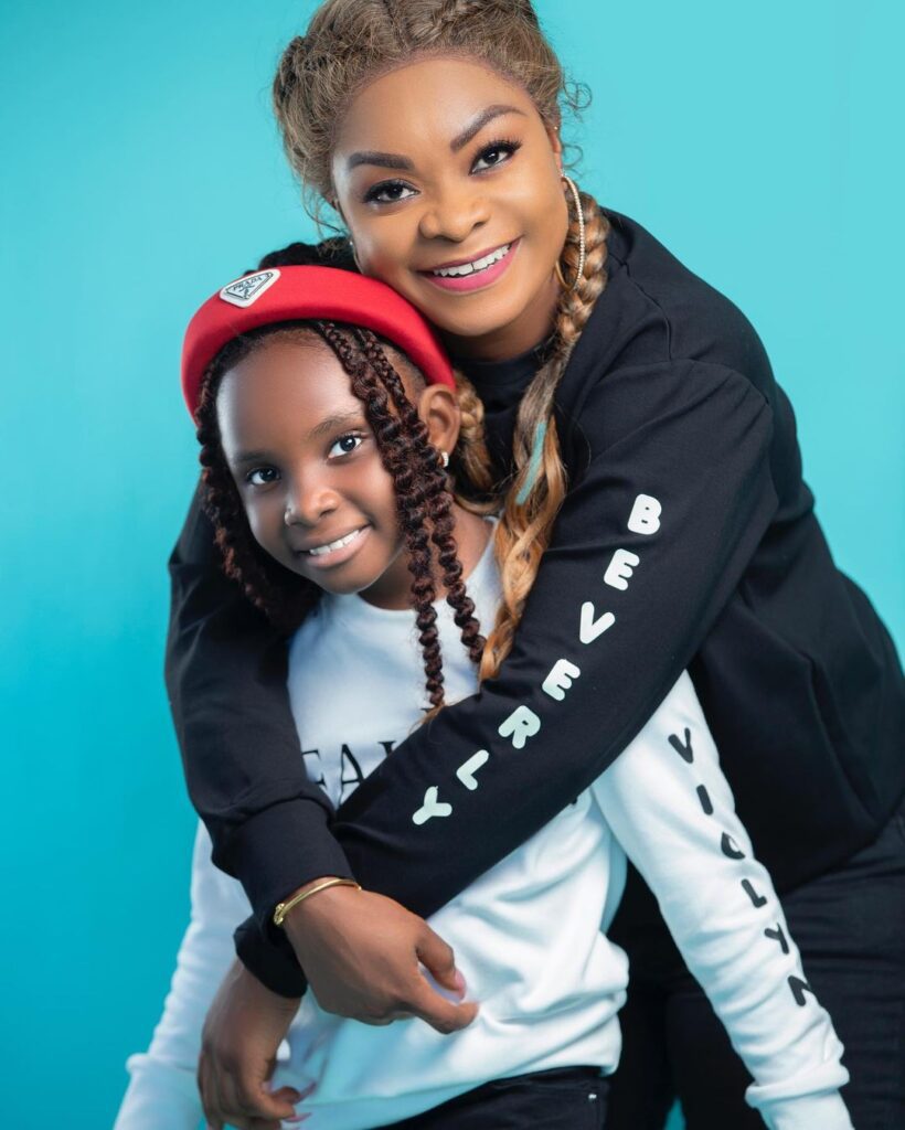 Beautiful photos of Beverly Afaglo And Choirmaster's daughter pops up as she turns 9