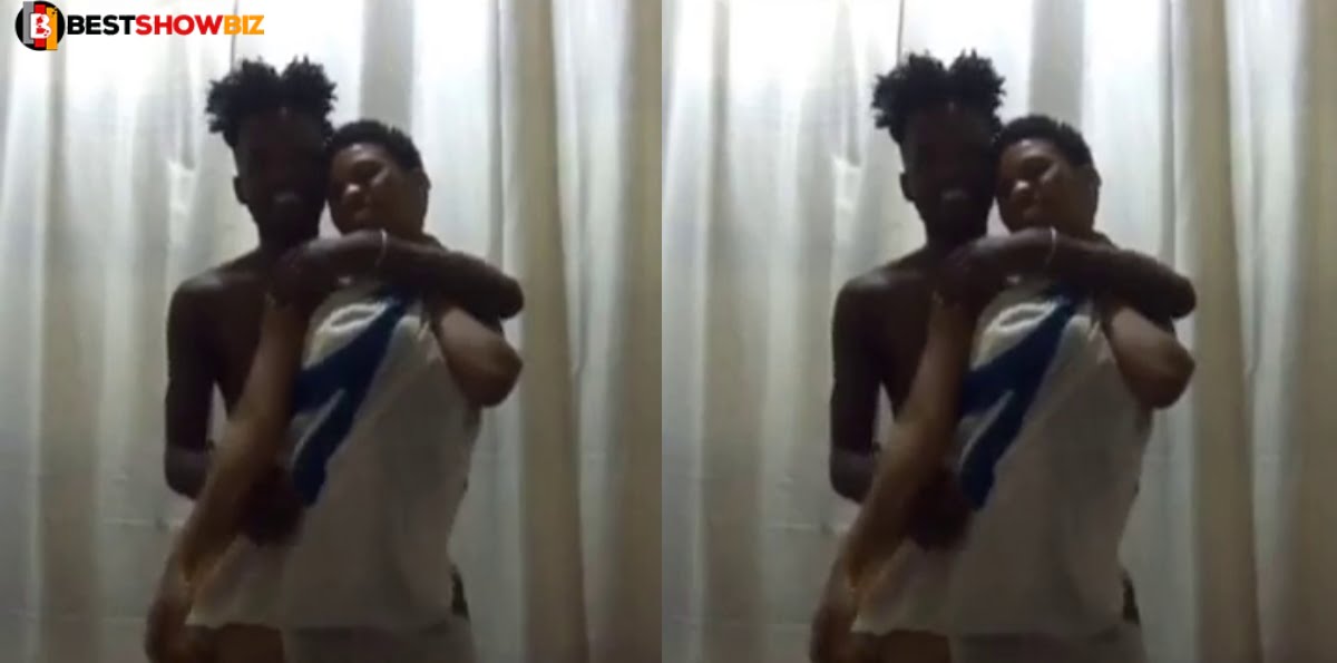 See what these two teenage lovers were seen doing in this trending video