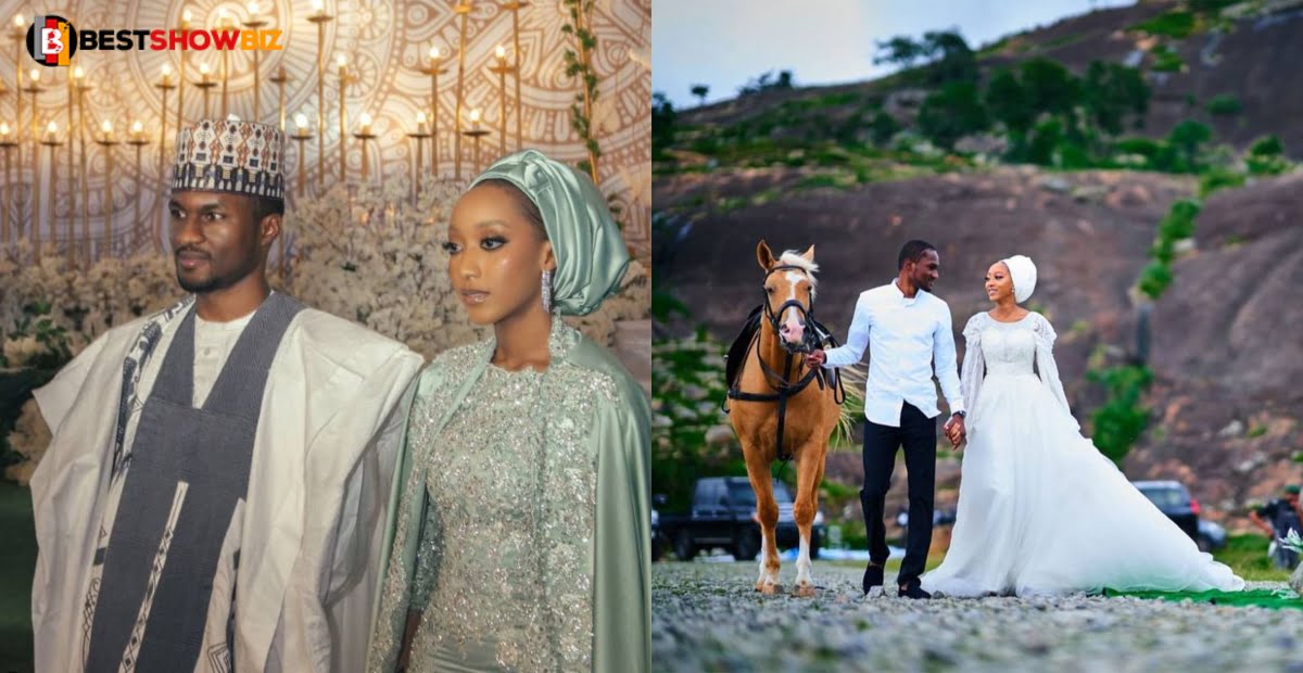 Presidential marriage of the year: More photos and videos from Buhari's son wedding drops
