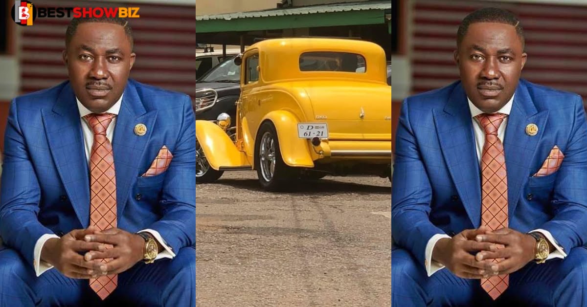 Photos: Check out the latest car of Osei Kwame Despite being customized with his initials